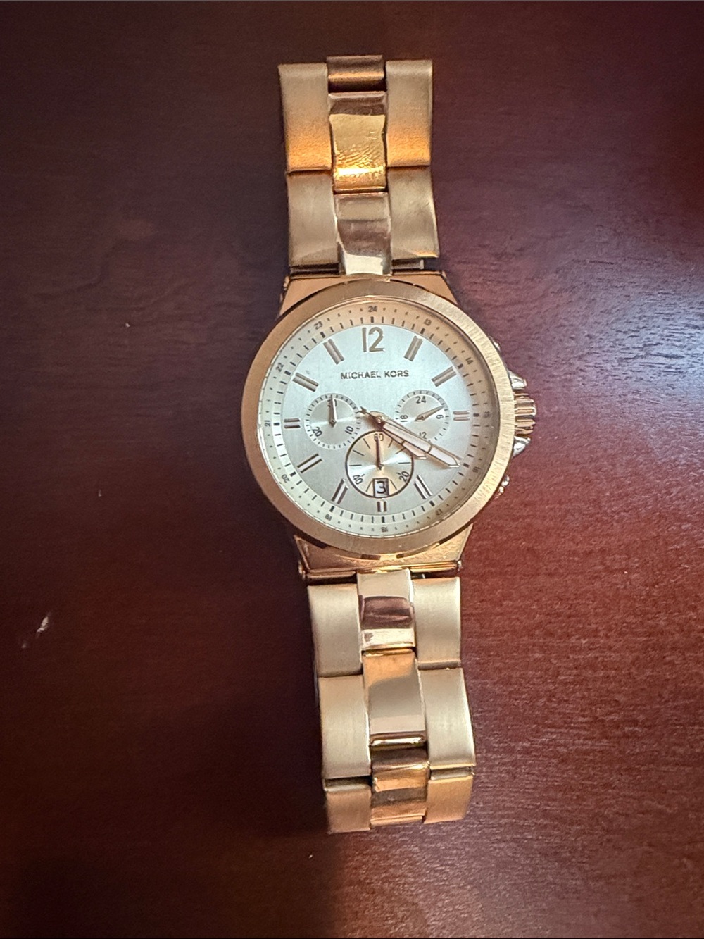 Michael Kors Men’s Gold-Tone Chronograph Watch